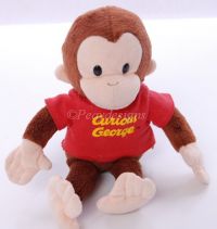 Russ Classic CURIOUS GEORGE Stuffed Plush Doll Toy